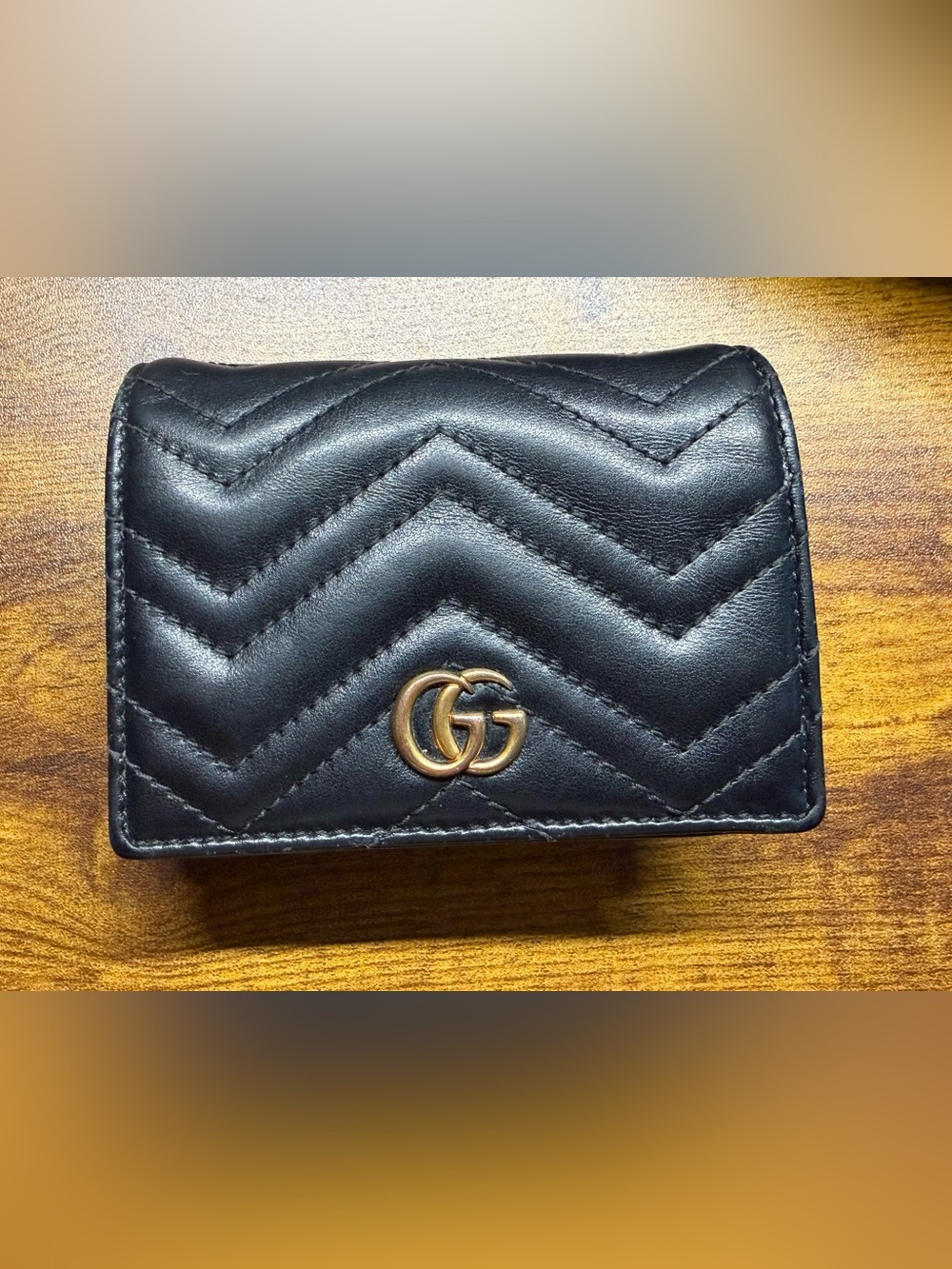 Gucci GG Marmont wallet Black